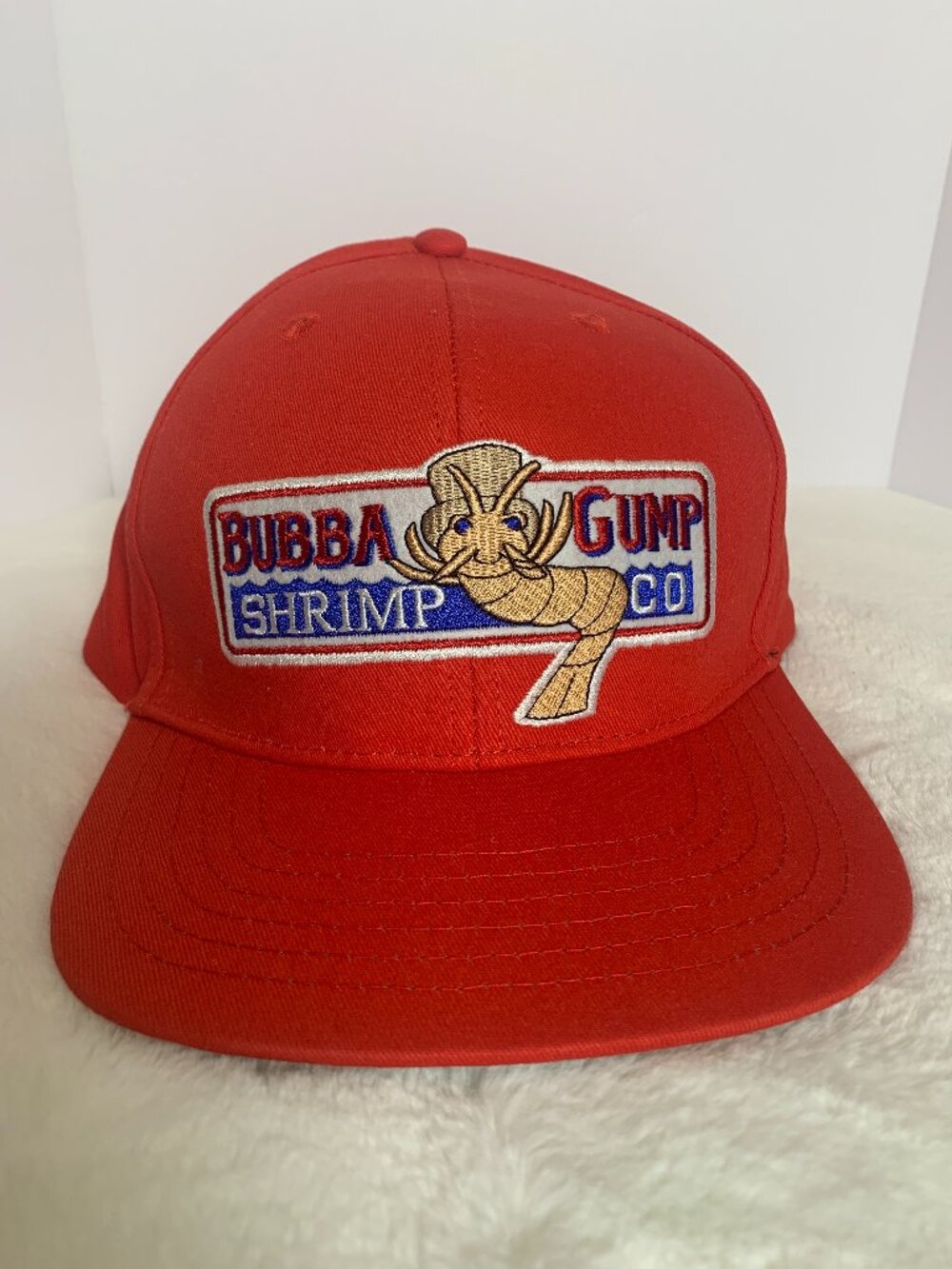 Bubba Gump Shrimp Co Hat Red Adjustable Forrest Gump Baseball Cap
